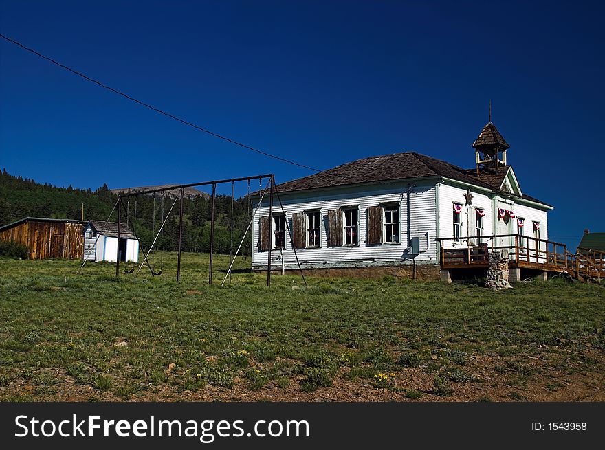 Old Historic Country Rural School House. Old Historic Country Rural School House