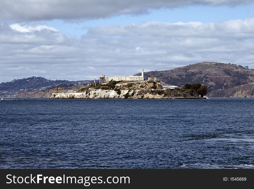 Alcatraz Island - The Rock - view from San Francisco, California, USA