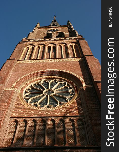 Church in sint nicolaasga, holland