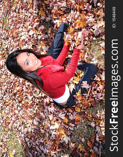 Woman In Fall fashion Outdoors Model to use in advertising. Woman In Fall fashion Outdoors Model to use in advertising.