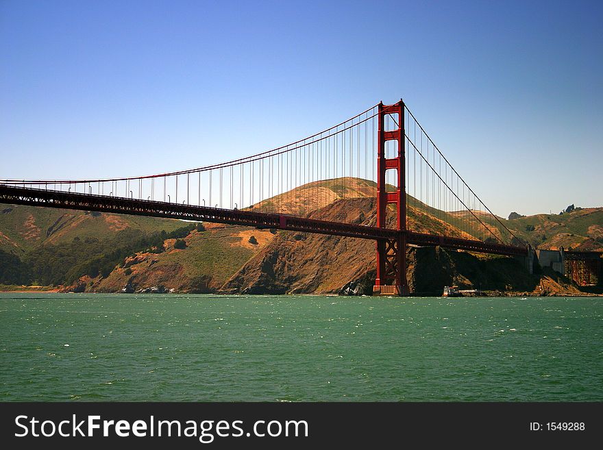 The Golden Gate Bridge was the largest suspension bridge in the world when it was completed in 1937 and has become an internationally recognized symbol of San Francisco. It is currently the second longest suspension bridge in the United States after the Verrazano-Narrows Bridge in New York City. The Golden Gate Bridge was the largest suspension bridge in the world when it was completed in 1937 and has become an internationally recognized symbol of San Francisco. It is currently the second longest suspension bridge in the United States after the Verrazano-Narrows Bridge in New York City