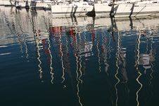 Yachts In Marina And Reflections Royalty Free Stock Photo Yachts In Marina And Reflections Royalty Free Stock Photo