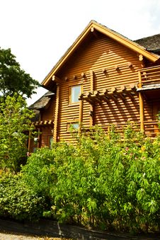 A Log Home Stock Photography A Log Home Stock Photography