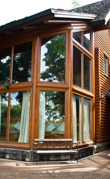 A Log Home Royalty Free Stock Photos A Log Home Royalty Free Stock Photos