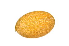 Yellow Melon Isolated On White Background Stock Images Yellow Melon Isolated On White Background Stock Images
