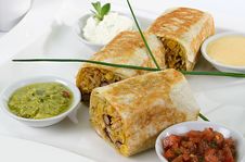 Mexican Roll Sandwich Royalty Free Stock Images