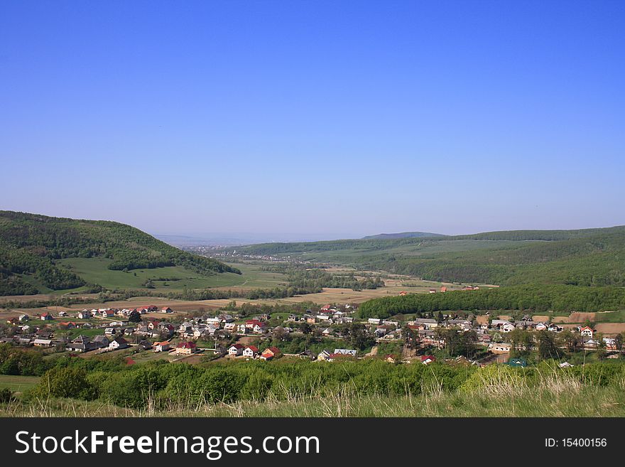 Landscape of a transilvanian village, in Romania. Landscape of a transilvanian village, in Romania.