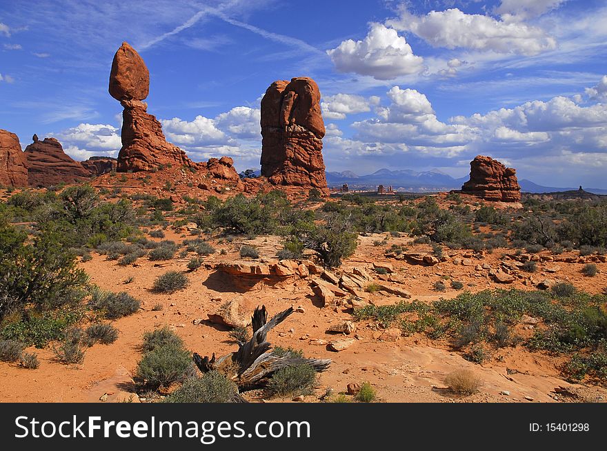 Scenic Landscape of rock formations. Scenic Landscape of rock formations