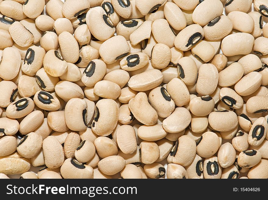 Very fresh beans isolated on white background