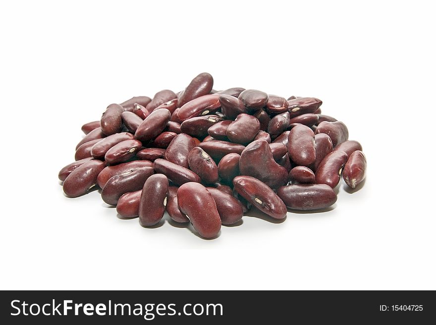 Very fresh beans isolated on white background. Very fresh beans isolated on white background