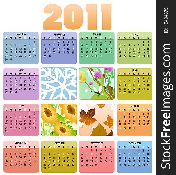 Calendar For 2011