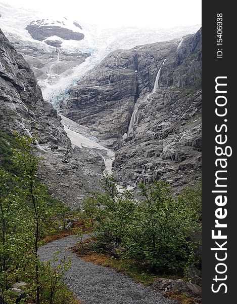 Path To Kjenndalen Glacier, Norway