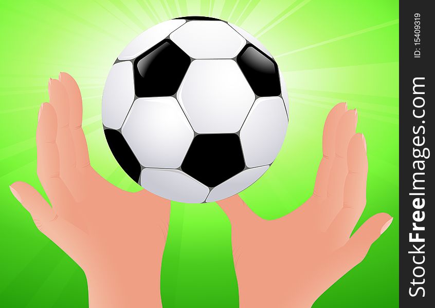 Football Bright Background