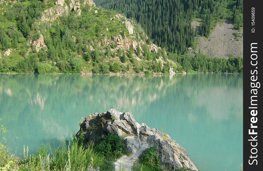 Photo of Issyk lake (Kazakhstan)