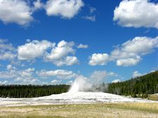 Old Faithful, Yellowstone National Park Stock Photography Old Faithful, Yellowstone National Park Stock Photography