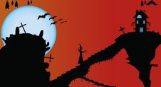 Halloween Vector Creepy Card Stock Images Halloween Vector Creepy Card Stock Images