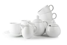 White Tea Set Royalty Free Stock Image White Tea Set Royalty Free Stock Image