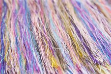 Close Up Of Colorful Yarn Royalty Free Stock Image