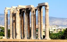 Temple Of Zeus Stock Photo