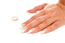 Female Hand And Ring Stock Photos Female Hand And Ring Stock Photos
