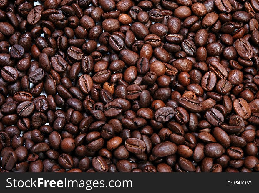 Fresh roasted coffee beans for delicious coffee