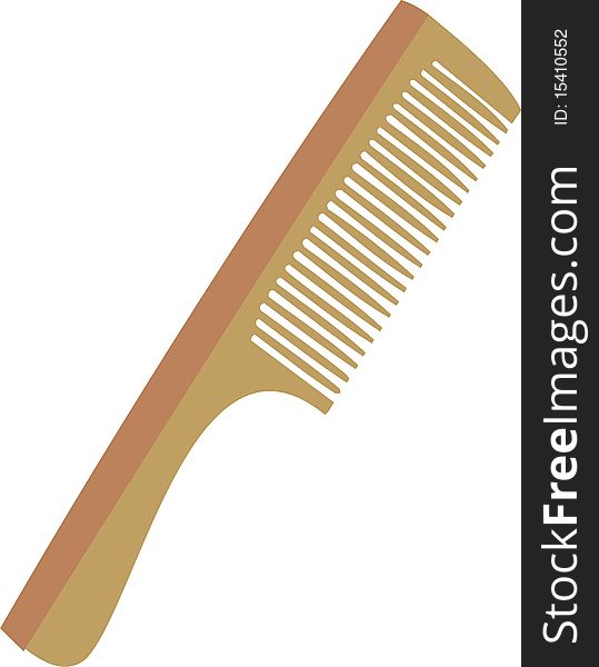 Wooden hairbrush for creation of hairdresses