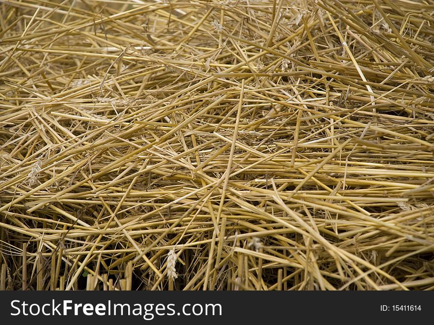 Straw background