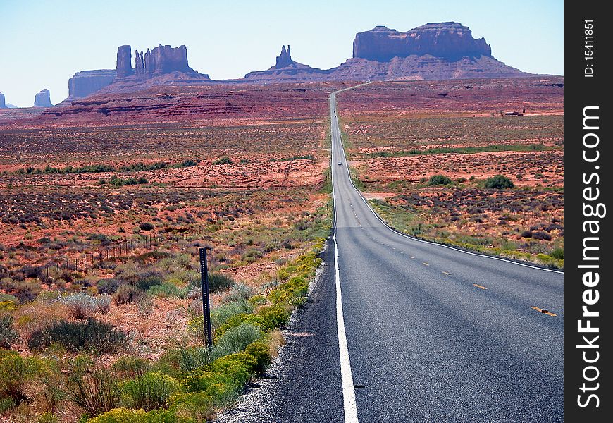 Summer in the Monument Valley, United States