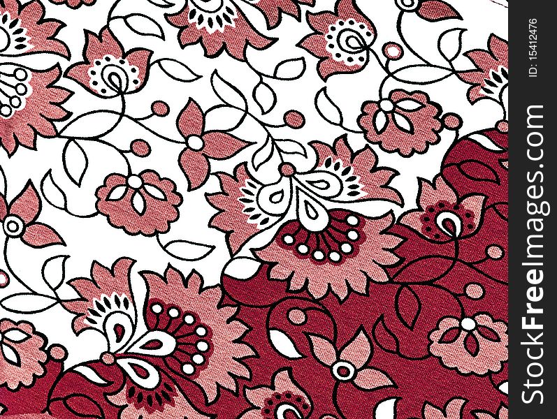 Color motif of fabric for background