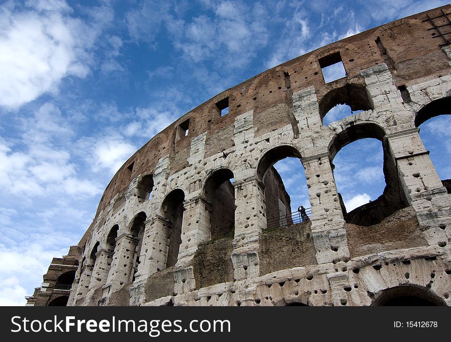 Famous Colosseum - Flavian Amphitheatre, Rome, Ita