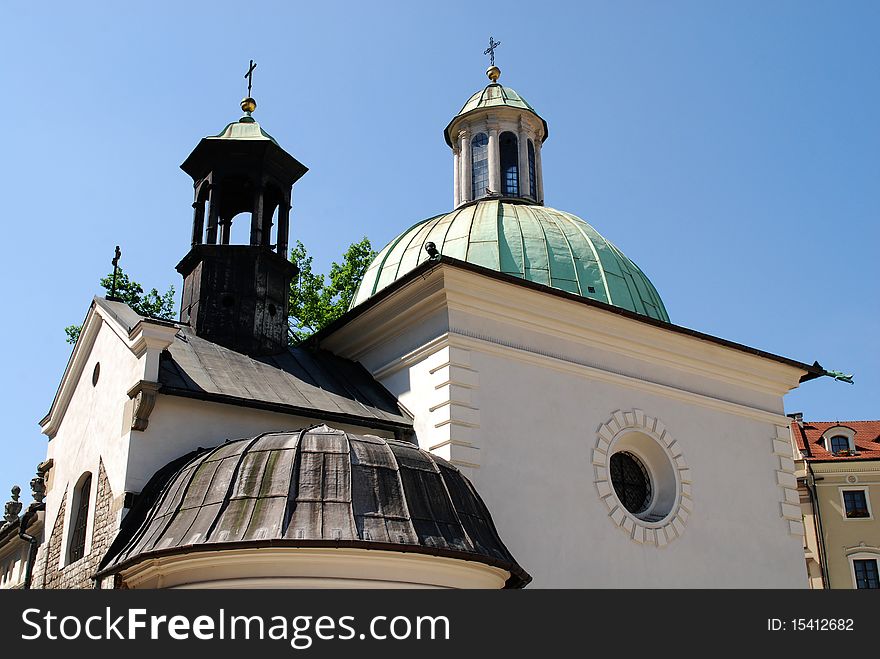 Photo of st. James Church on Main Square in Cracow, Poland