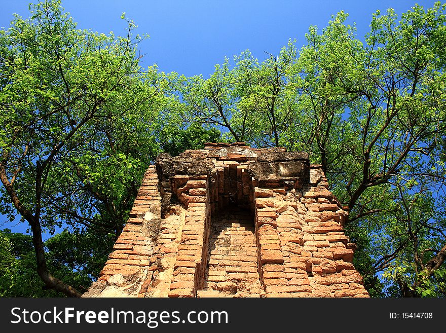 Sukhothai Historical Park in Thailand is a UNESCO world heritage site Buddha statue