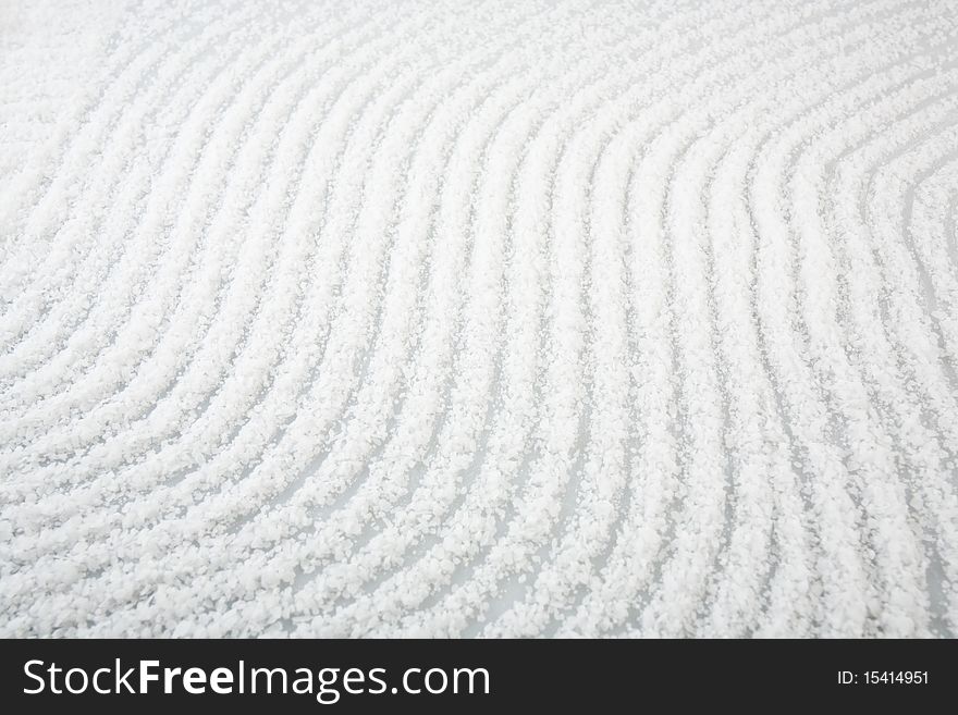 Close up of kosher salt pattern.