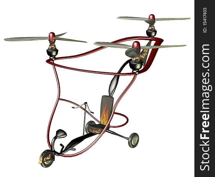 Steampunk flying machine 4