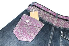 Free Denim With Tag Royalty Free Stock Photos - 15421568