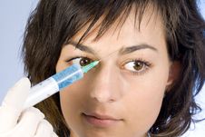 Botox Injection Royalty Free Stock Photography Botox Injection Royalty Free Stock Photography