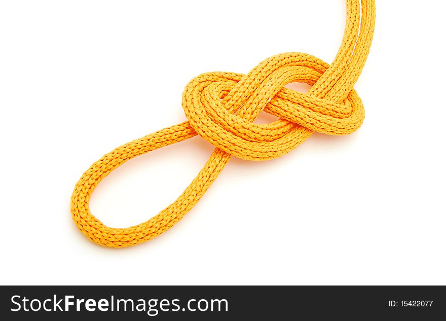 Figure 8 Follow knot isolated on white