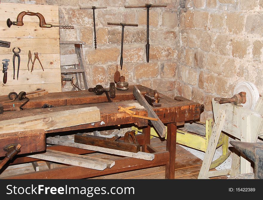 Old metalwork workshop