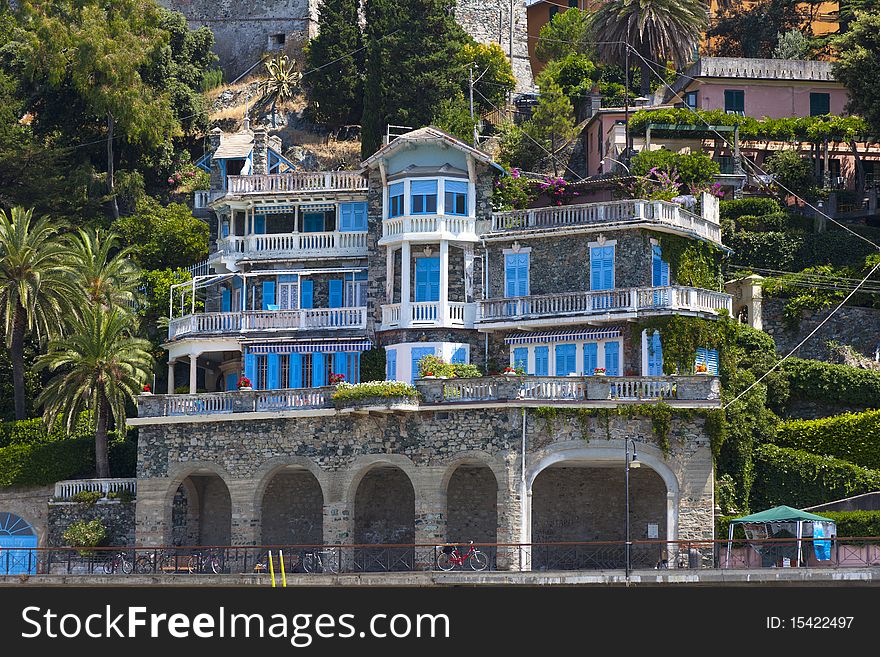 Italian house on the cinque terre