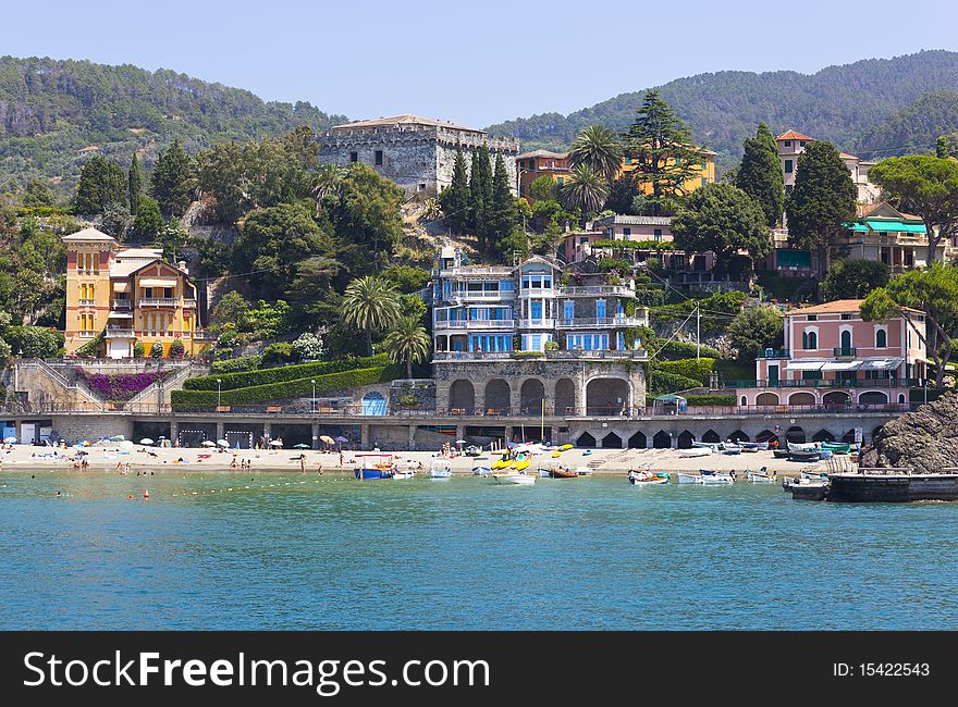 Colorful italian houses on the cinque terre. Colorful italian houses on the cinque terre