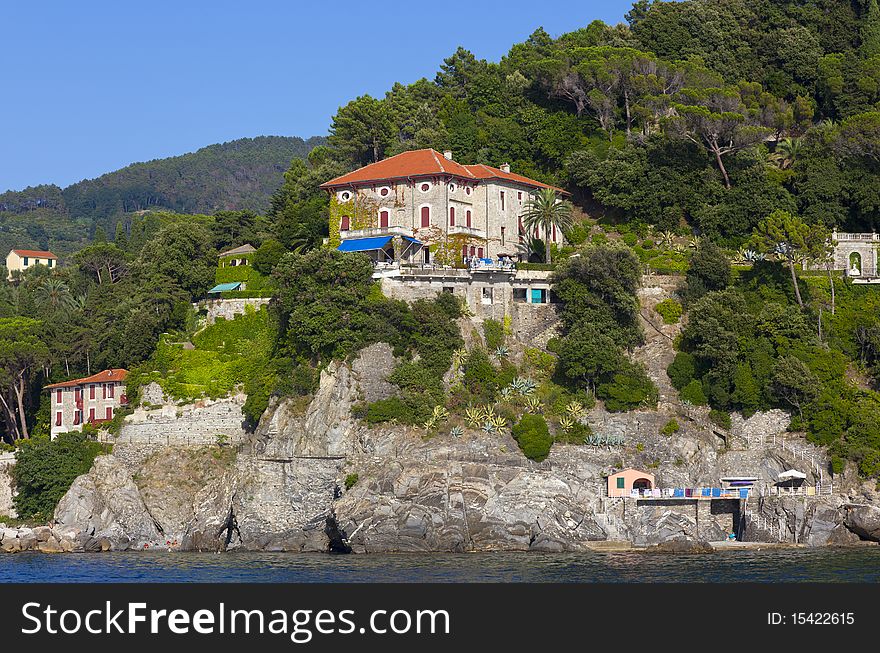 Italian house on the cinque terre