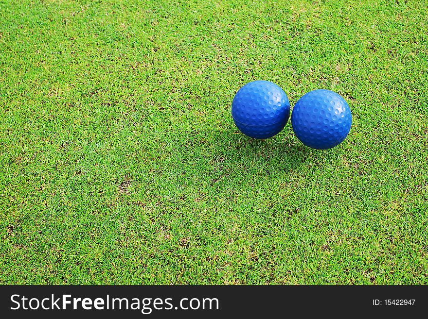 Two Ceramic Golf Ball
