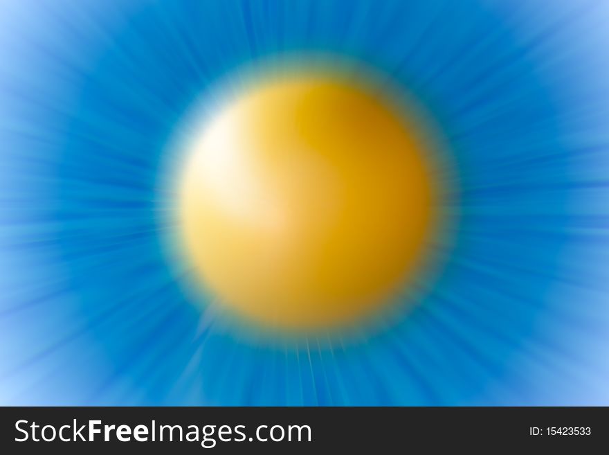 Yellow Flying ball