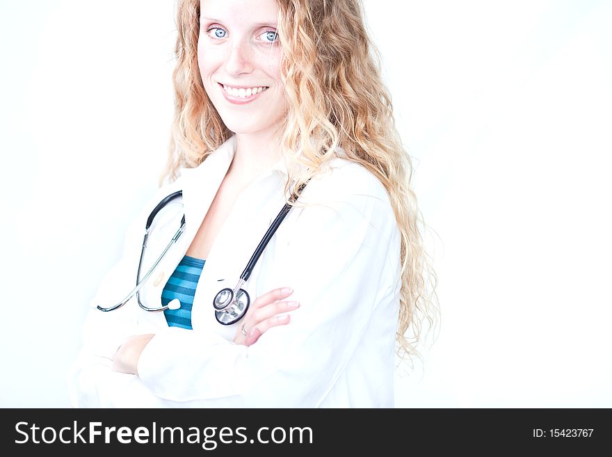 Portrait of  female doctor