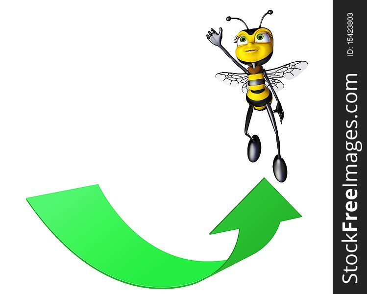 The honey bee is a hero and is super flying. The honey bee is a hero and is super flying