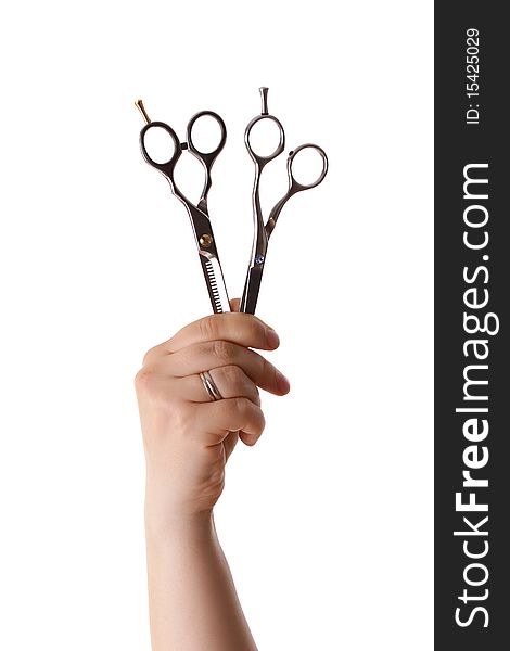 Two Scissors In The Hand