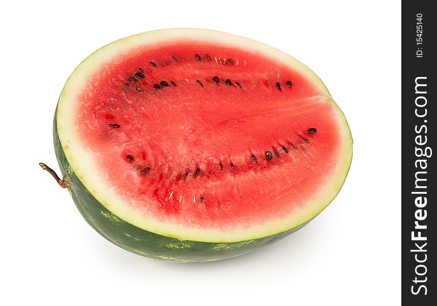 Fresh watermelon isolated on a white background