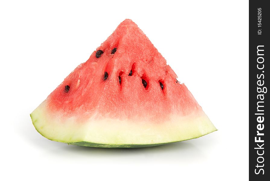 Slice Of Juicy Red Watermelon