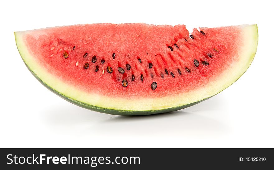 Fresh watermelon isolated on a white background