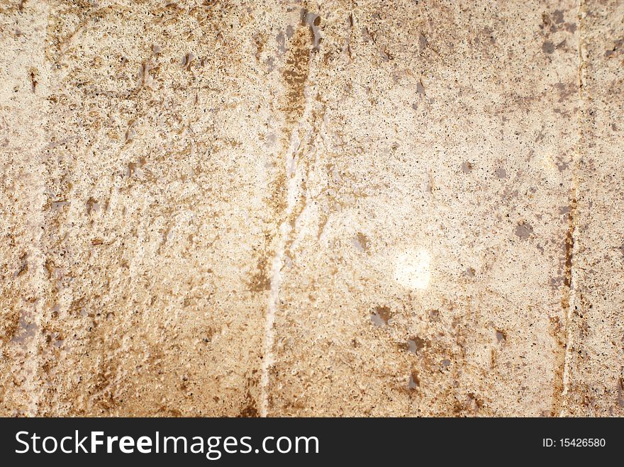 Horizontal background of sepia concrete wet after rain. Horizontal background of sepia concrete wet after rain